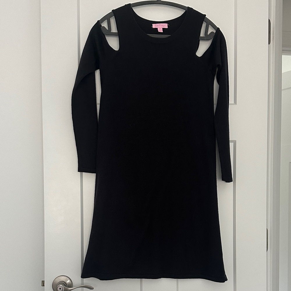 Lilly Pulitzer Black Cutout Dress
